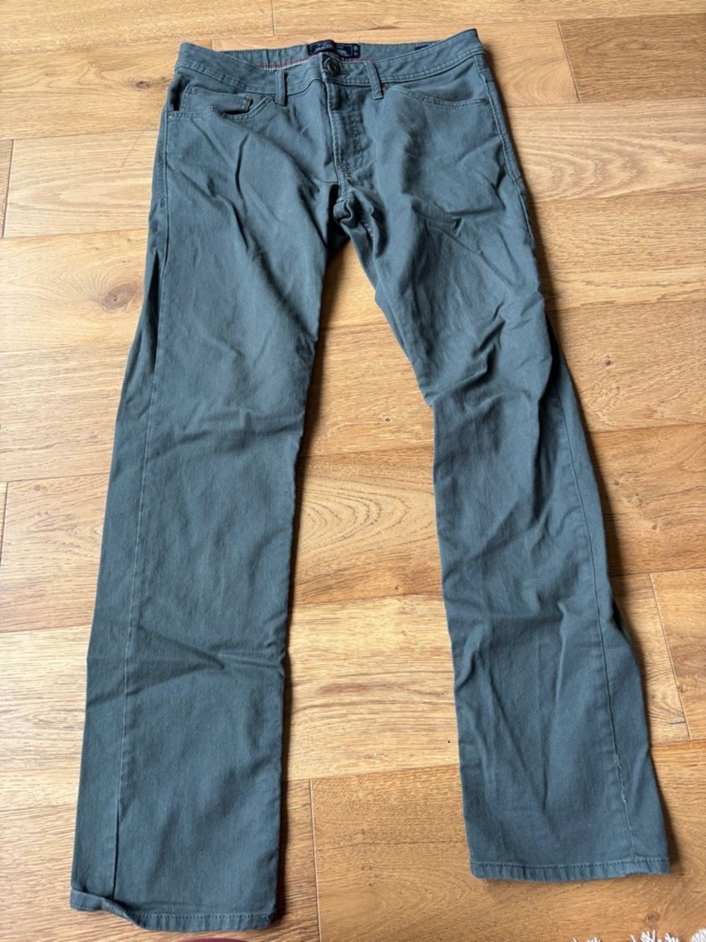 Angelo Litrico slim fit jeans 34/32 green/gray